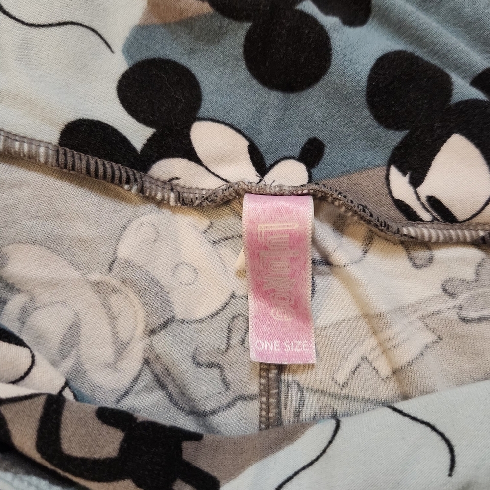 LuLaRoe Disney Leggings Lot OS – Retro Mickey Geometric & Classic Mickey – GUC - Picture 2 of 7